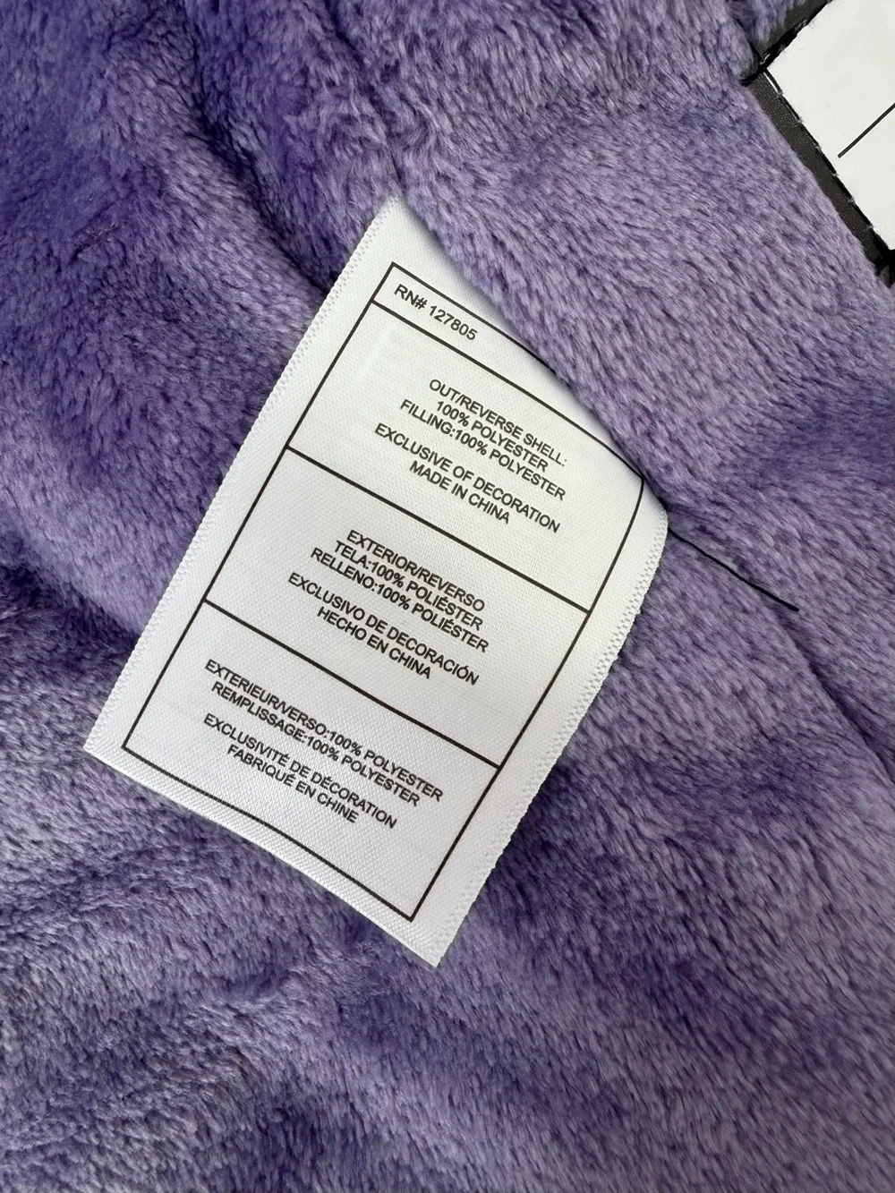 New 2T DKNY Puffer Jacket Quilted Lavender Lilac Cozy Plush Lined Toddler Baby